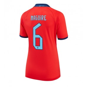 Engleska Harry Maguire #6 Gostujuci Dres za Ženska SP 2022 Kratak Rukavima